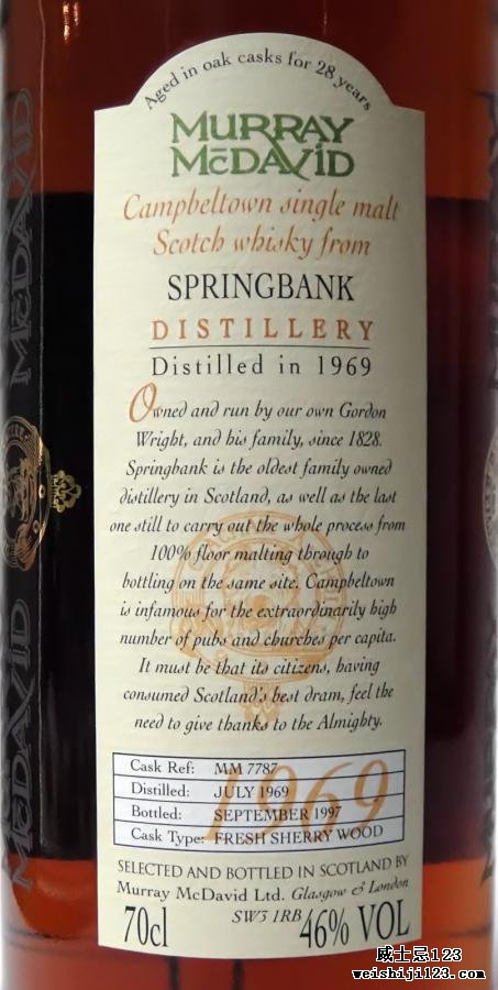 Springbank 1969 MM