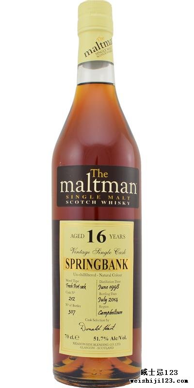 Springbank 1998 MBl