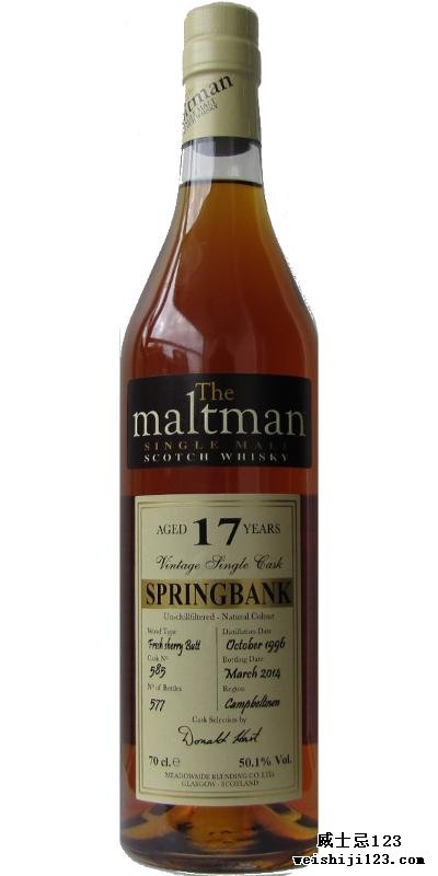 Springbank 1996 MBl