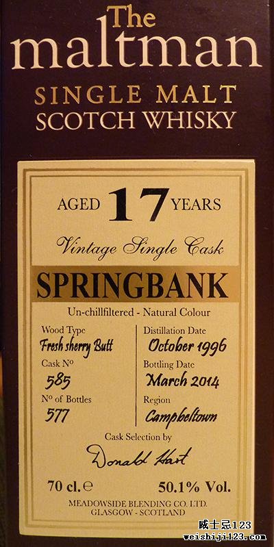 Springbank 1996 MBl