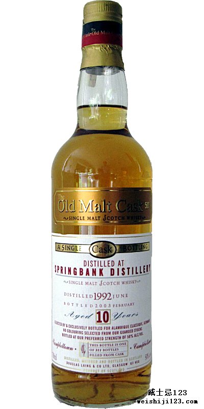 Springbank 1992 DL