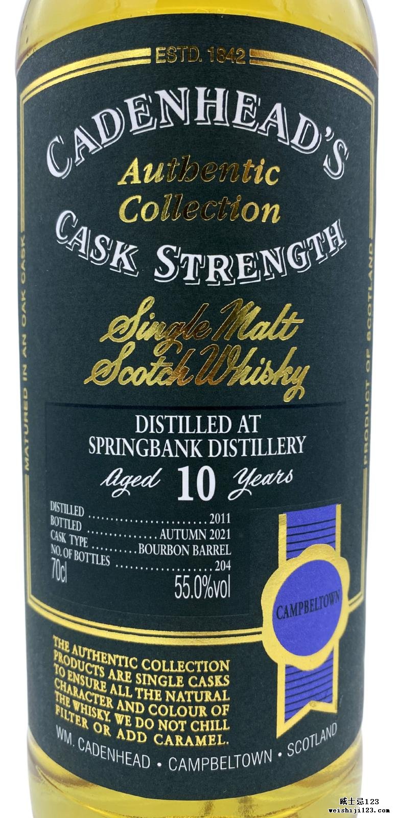 Springbank 2011 CA