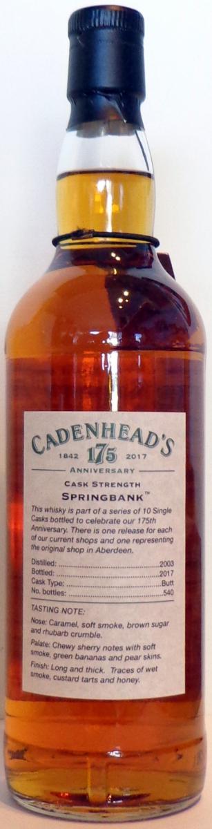 Springbank 2003 CA