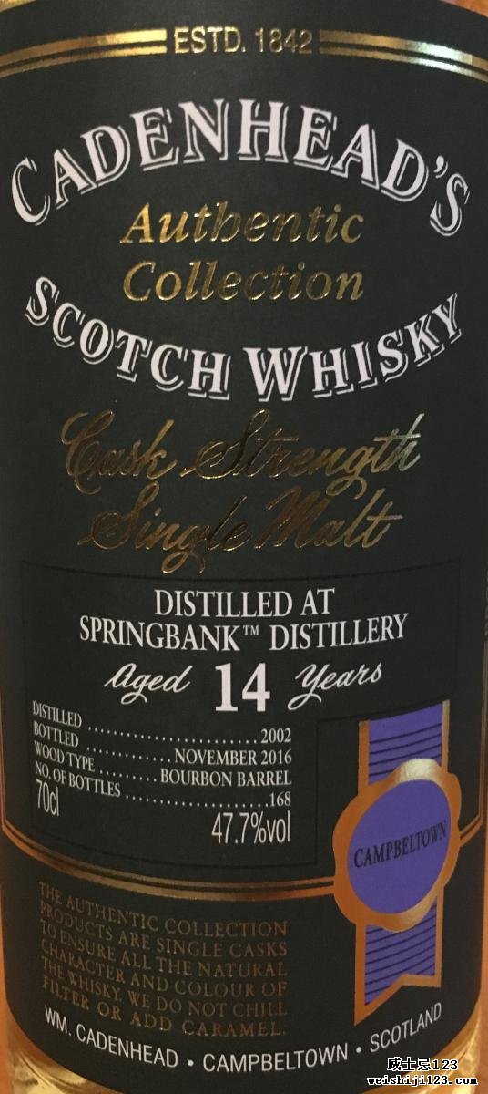 Springbank 2002 CA