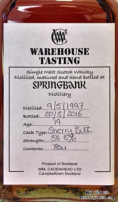 Springbank 1997 CA