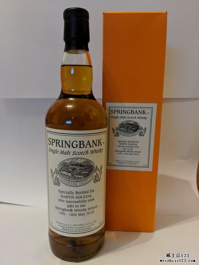 Springbank Whisky School 2018