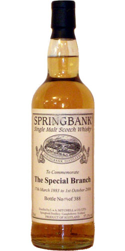 Springbank Private Bottling