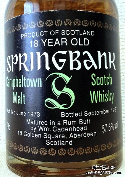 Springbank 1973 CA