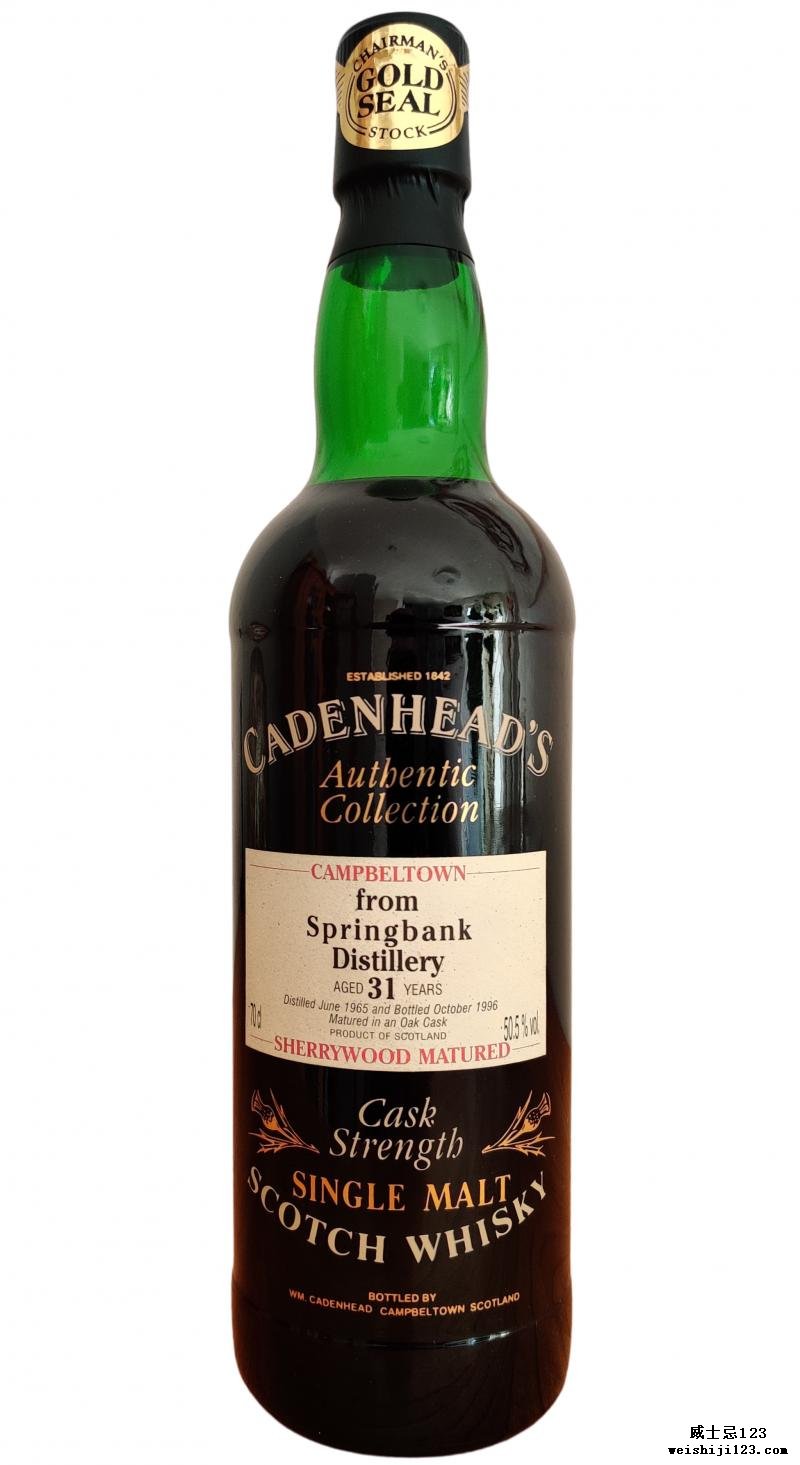 Springbank 1965 CA