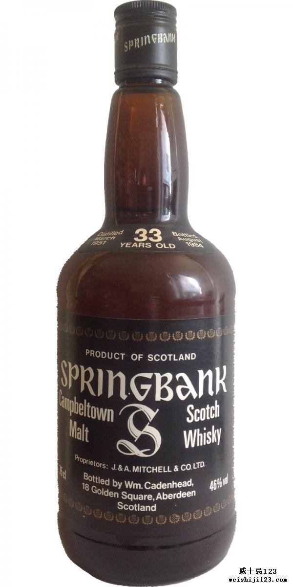 Springbank 1951 CA