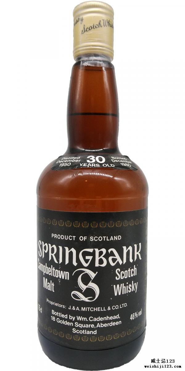 Springbank 1950 CA