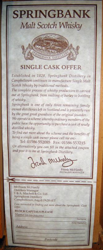 Springbank 30-year-old