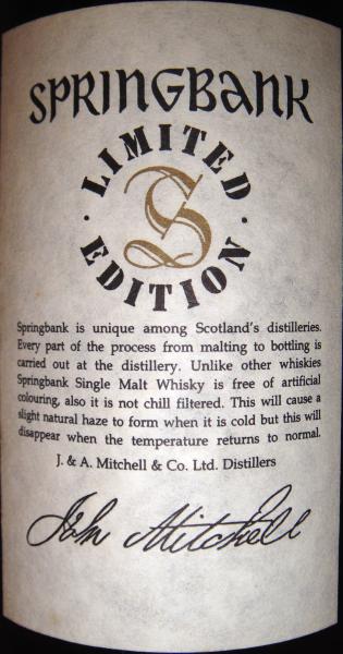 Springbank 30-year-old