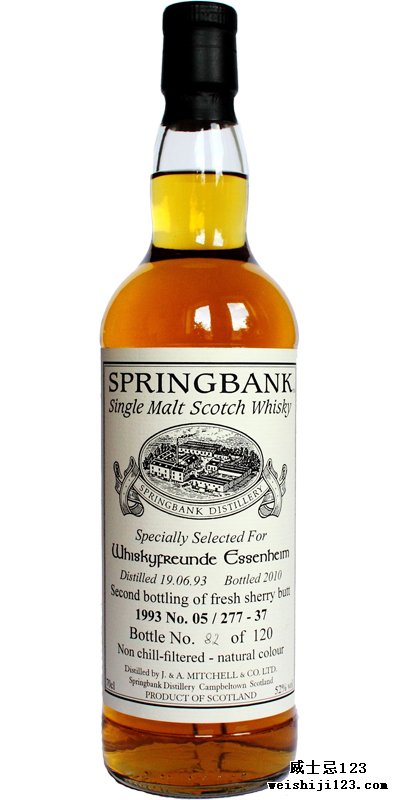 Springbank 1993 Private Bottling