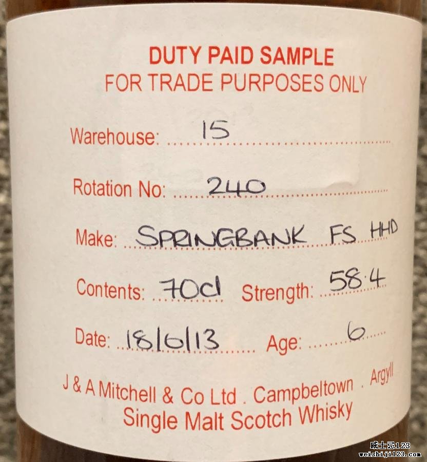 Springbank 2013