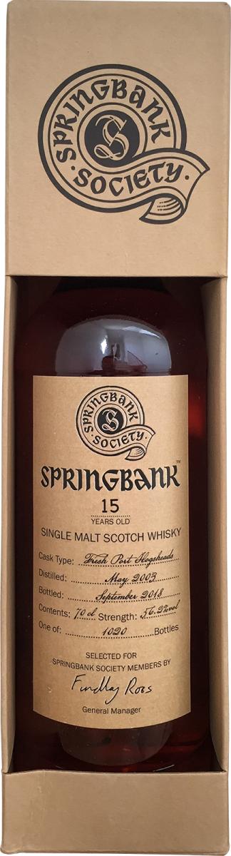 Springbank 2003