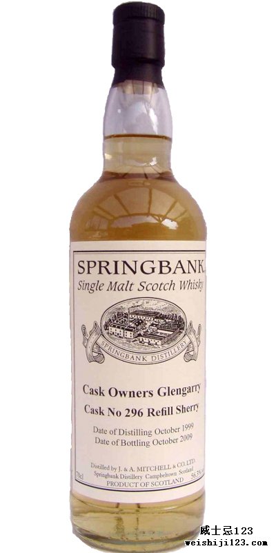 Springbank 1999 Private Bottling