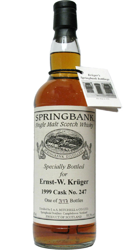 Springbank 1999 Private Bottling