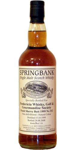 Springbank 1999 Private Bottling