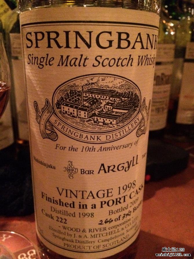 Springbank 1998 Private Bottling