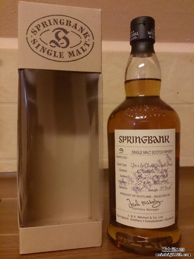 Springbank 1996 Marsala Finish