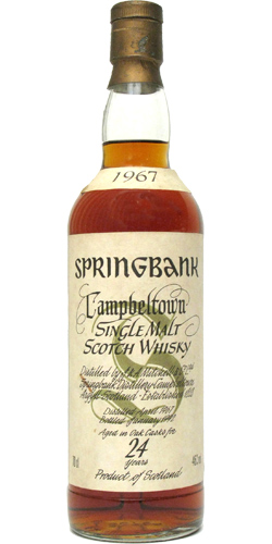 Springbank 1967