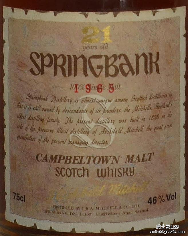 Springbank 1965