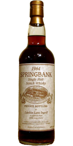 Springbank 1964 Private Bottling