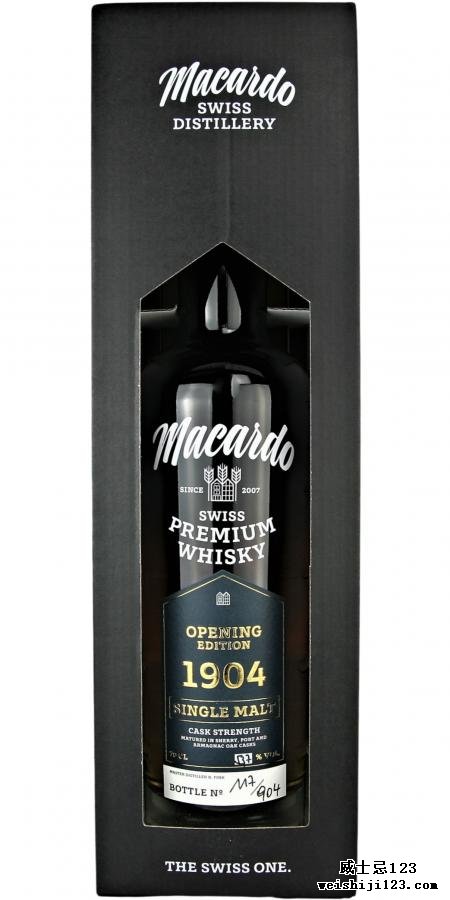 Macardo Opening Edition 1904 Cask Strength