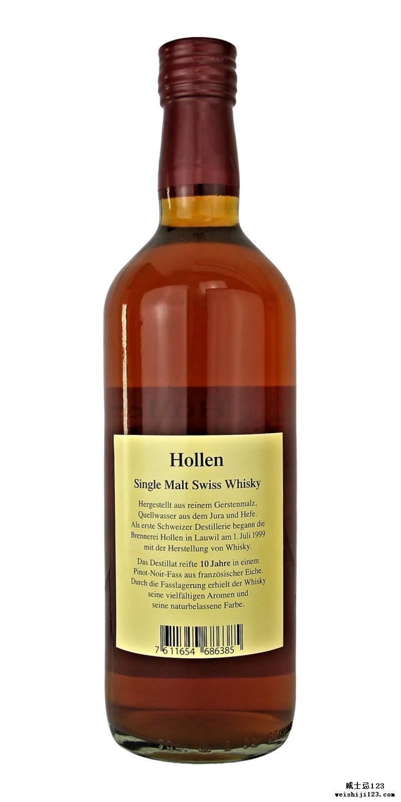 Hollen Single Malt Swiss Whisky