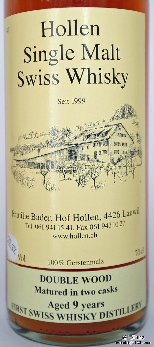 Hollen Single Malt Swiss Whisky