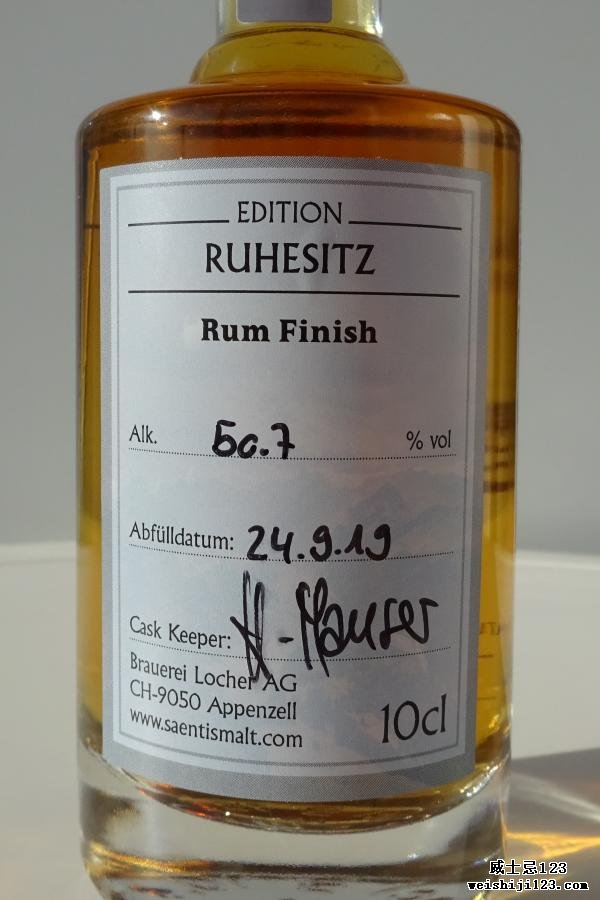 Säntis Malt Whiskytrek - Edition Ruhesitz