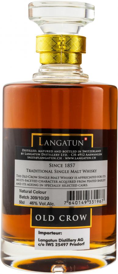 Old Crow Langatun Peated Whisky