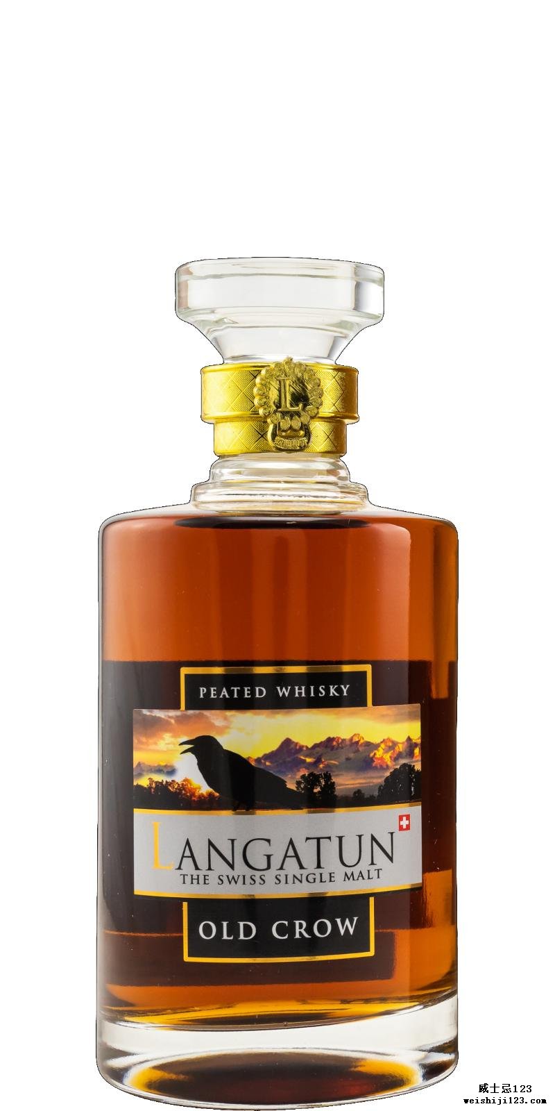 Old Crow Langatun Peated Whisky