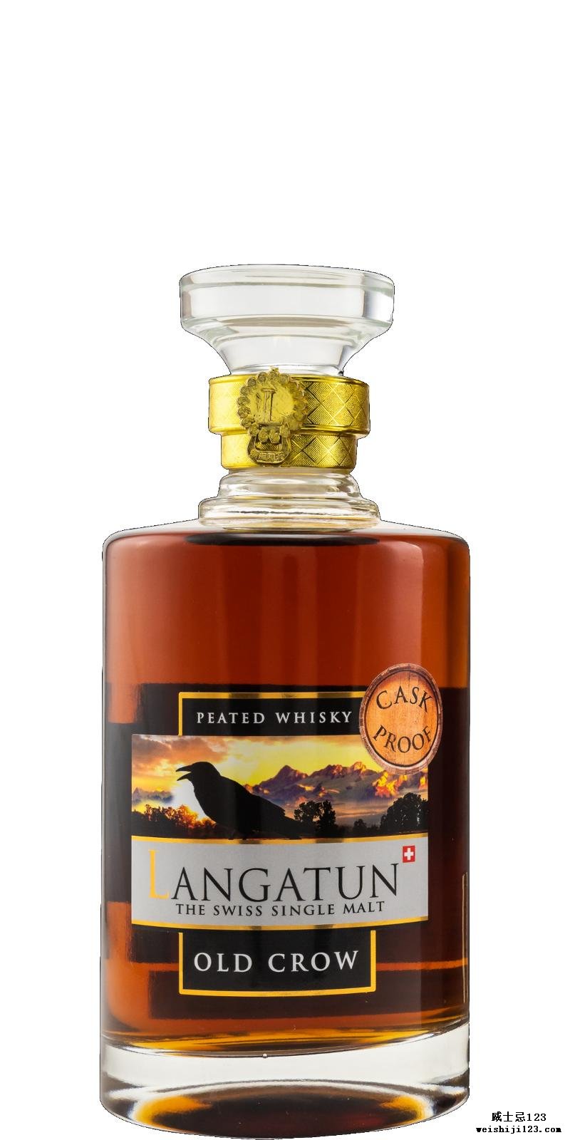 Old Crow Langatun Peated Whisky