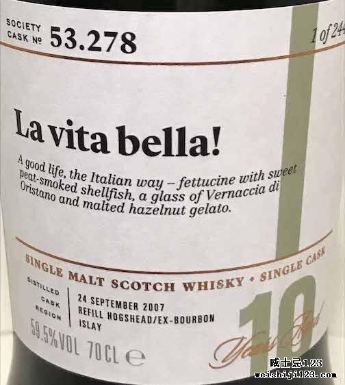 Caol Ila 2007 SMWS 53.278