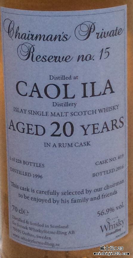 Caol Ila 1996 SWf