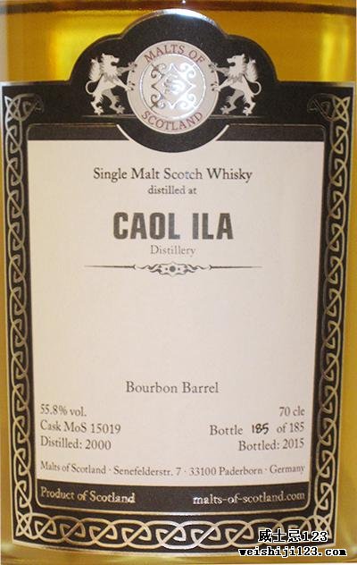 Caol Ila 2000 MoS