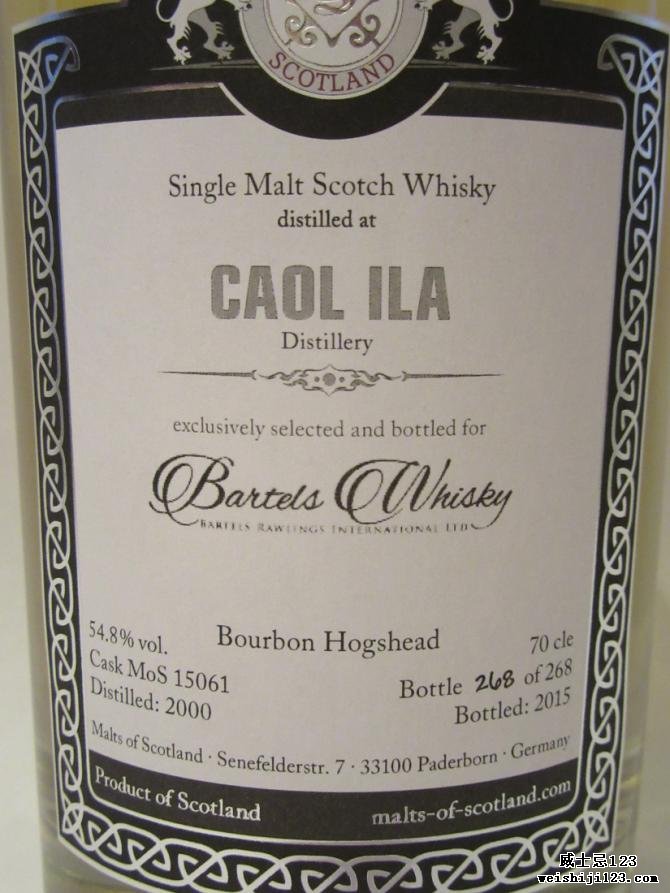 Caol Ila 2000 MoS