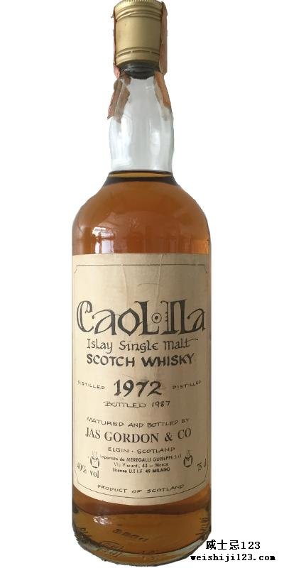 Caol Ila 1972 JG