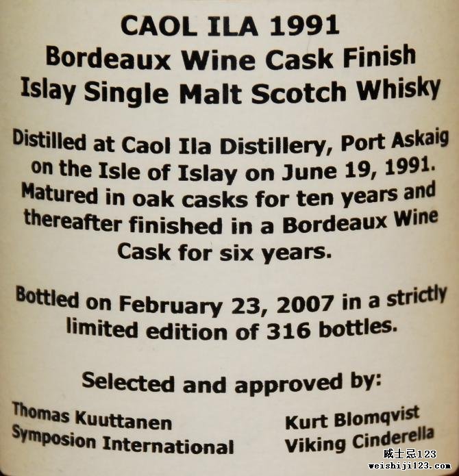 Caol Ila 1991 GM