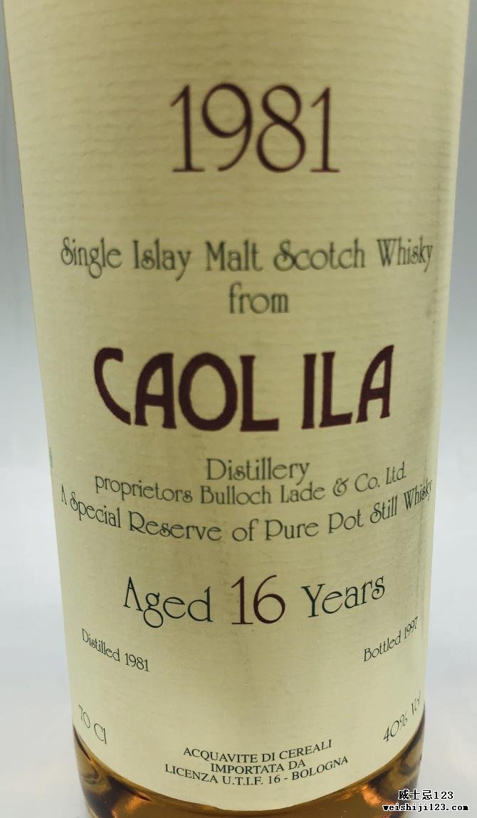Caol Ila 1981