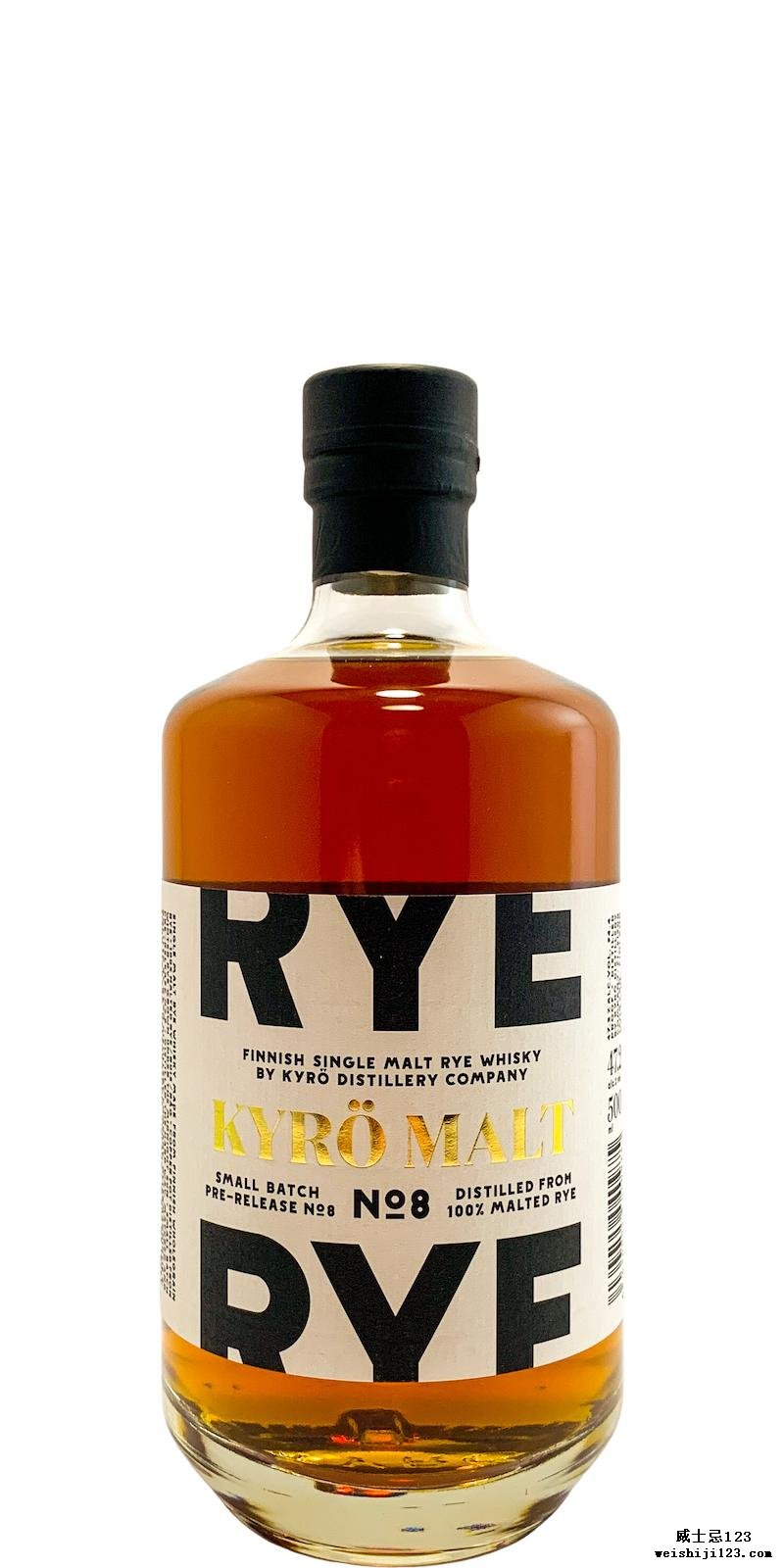 Kyrö Single Malt Rye Whisky